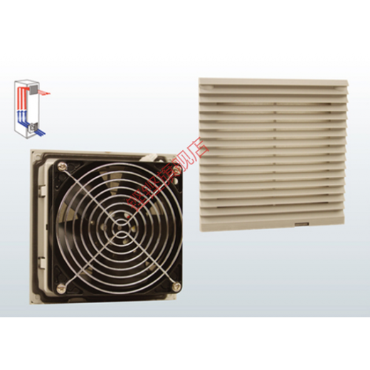 Clcey Electric Box Filtre Ventilateur Armoire d'obturation de chaleur Échappement de petit ventilateur avec filtre 220V24V FKL6626.300 (réseau unique)