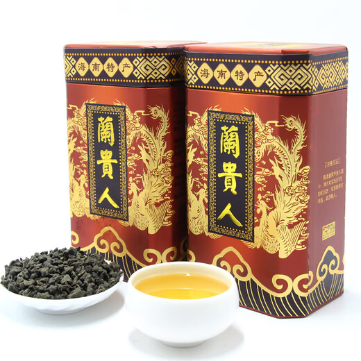 艺颜堂（EYANTOM）五指山兰贵人乌龙茶叶浓香甘甜原味罐装明前新茶海南原产春茶鲜叶 一级原味罐装 250g*2罐