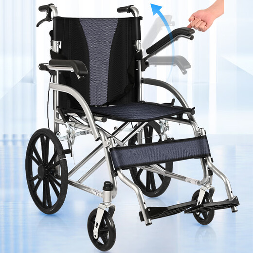 YIHUI wheelchair elderly lightweight foldable home portable small fracture rehabilitation manual trolley yh-LA1