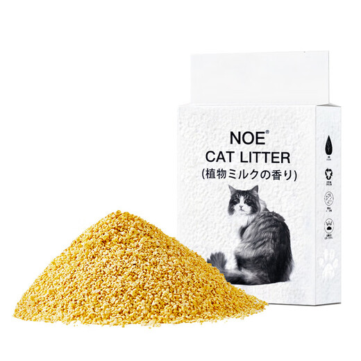 Broken tofu cat litter, deodorizing, low dust, original flavor millet tofu cat litter, clumps in seconds and can flush the toilet 2.3kg 2.3kg Broken tofu cat litter 2 packs