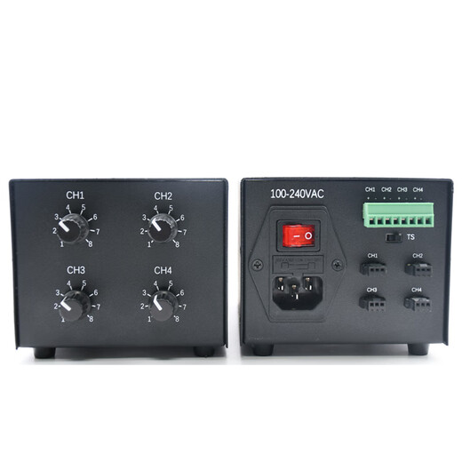Yue Changsheng industrial camera LED light source brightness regulator 24V analog digital four-channel machine vision light source controller 2-channel analog controller APA-25W24V