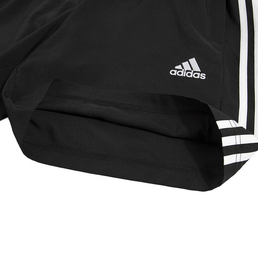 阿迪达斯 （adidas） 裤子男 2025夏季新款运动裤时尚潮流裤子快干透气短裤男 IC1484/快干/三条纹 均码 M