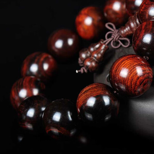 Big Red Rosewood Armband Holz Männer Geschenk rotes Holz Buddhistische Perlen kultureller Rosenkranz SN3894 1,8*13 Big Red Rosenholz Armband