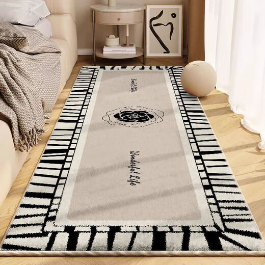 Alfombra de habitación para niñas de dormitorio imitación espesa de cachemira manta de la noche de la noche de la cabecera de altura y resistencia a la tierra hogar gran área j1517c villano marrón oscuro cajas de cajas de cajas de cebo de cebo 120 veces 160.5 cm