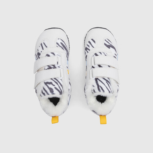 ASICS children's shoes, boys and girls, toddler shoes, casual cotton shoes, plus velvet to keep warm 020 28.5