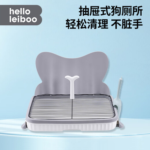 HellOleiboo Hunde Toilette Haustier Spezialkot Edelstahl Anti-Schritt-Sand Pee-Urin-Topf Kleine und mittelgroße Hundeurinschale 18-mm-Abstand (für mittelgroße und große Hunde)