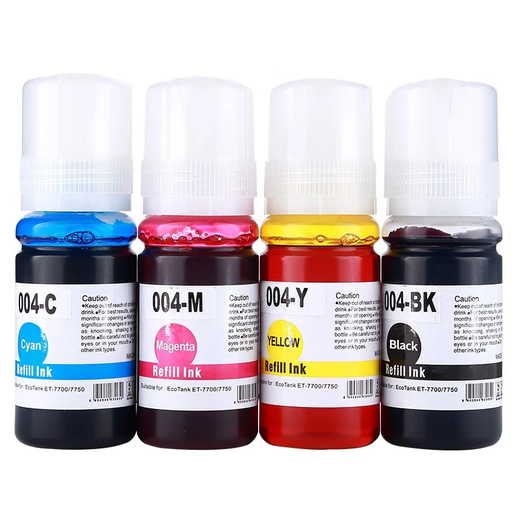 
Jingcheng is suitable for Epson 004 ink L3251 L3258 L3255 L3153 L3118 3158 printer ink [27000 pages]004 Four-color ink set 280ml