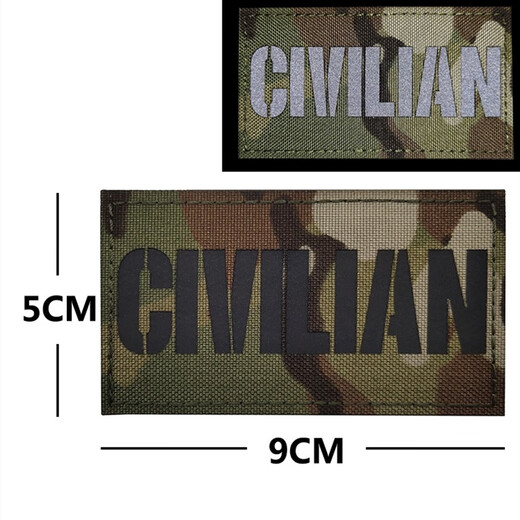 Punisher US FBI morale badge IR reflective armband military fan backpack patch tactical vest helmet Velcro patch badge CP FBI 5*8CM