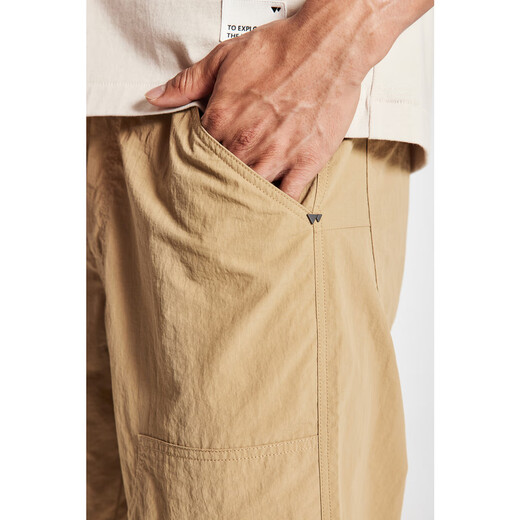 Sieben Wolfshorts Herren Sommer Neue Splash-Repellent Hosen Herren-Outdoor-Arbeitshosen Kumpelte Hosen 701 (Khaki) S 165