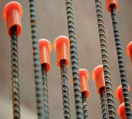 Fantasy steel wire head protective sleeve threaded steel bar protective cap mushroom cap steel pipe protective sleeve shelf pipe blocking bolt cap 100 steel bars diameter 8mm-20mm thickened