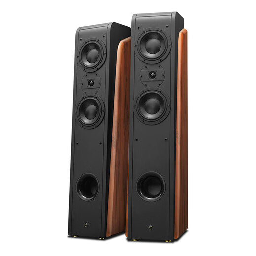 HiVi D3.2F + Denon X580 amplifier audio home theater package 2.0 channel living room high-fidelity floor-standing speaker wooden HiFi