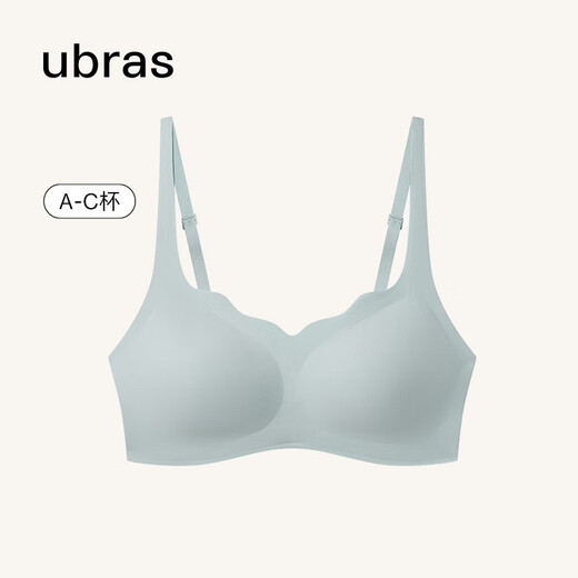 Uras unsize spray neck bra with side breasts underwear for women without traces, small breasts gathering bra without steel ring bra walnut (Maillard color)-back hook, one size (100-130Jin[Jin equals 0.5 kg])