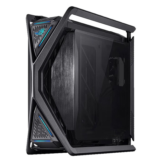 华硕（ASUS）ROG HYPERION 创世神机箱 铝合金X骨架/全塔机箱/支持EATX主板/双420水冷/GR701 GR701 创世神机箱 双C口 黑色