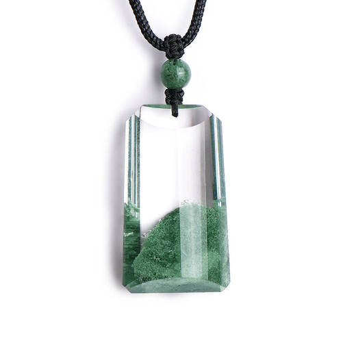 Baokai Rare and High-quality Natural Green Ghost Pendant Men and Women's Safety and Fallen Brand Green Ghost Ceramic Pendant Men 13781 Wealthy Ghost Ceramic Pendant