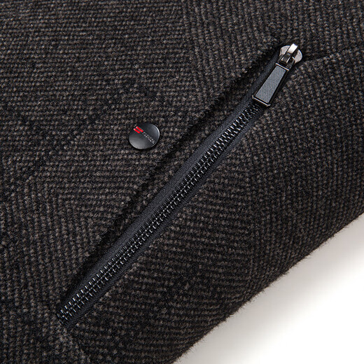 ROMON cotton jacket men's short stand collar thick warm winter business casual jacket men 2167 gray 180