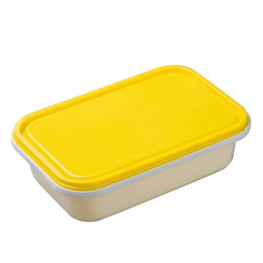 Erisi new disposable lunch box rectangular take-out lunch box with lid thickened high-end household plastic packaging box lock Pro thickened white background red lid 1020-20 sets