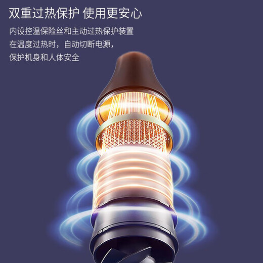 Ruiwo wall-mounted hair dryer for home and hotel special bathroom hair dryer bathroom toilet high-power low-noise negative ion quick-drying hair dryer wall-mounted hotel hair dryer wall-mounted Yishang white gray - high power 1800W