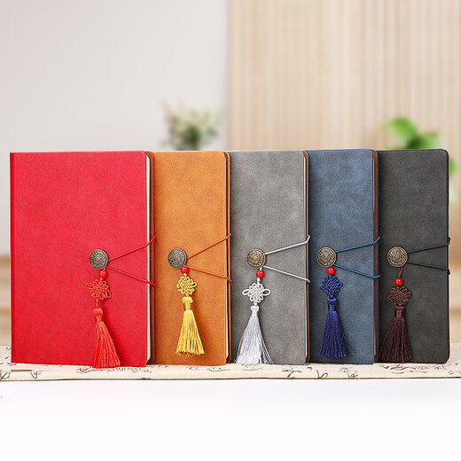 Sabo Notebook Diario de alta calidad Adult National Trend National Business Box Set Practice A5 Notepad Souvenirs Excepcional Reunión Anual de Empleados A5 Red A5-6625