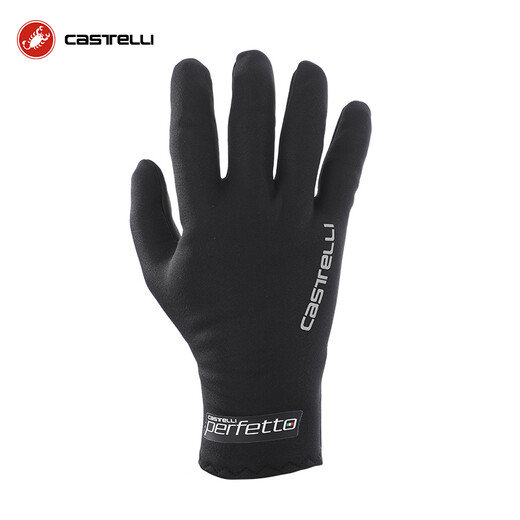 Castelli scorpion cycling gloves women's spring and autumn windproof warm lightweight bicycle long finger gloves 4519549 black 010 M