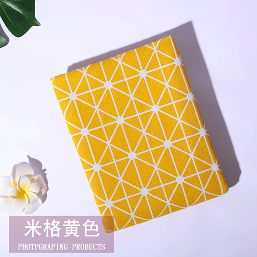 Jiazhilu tablecloth cotton and linen small fresh rectangular tablecloth coffee table cloth tablecloth ins style desk cloth student dormitory MiG yellow 100*150cm