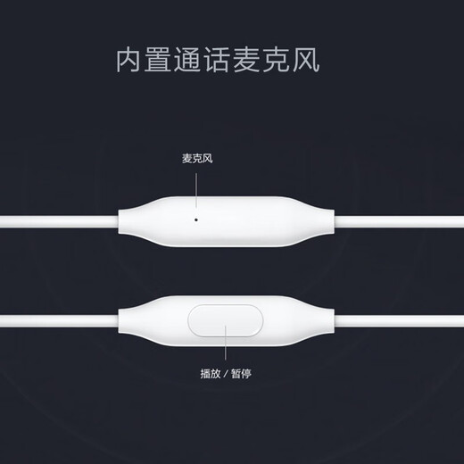 Xiaomi (MI) Xiaomi Piston Headphones Fresh Edition Black In-Ear Mobile Headphones 3.5mm Wired Headphones Universal Headset