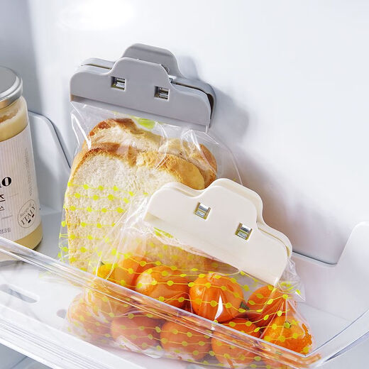 Enshousu food bag sealing clip food moisture-proof bag sealing clip large snack clip food kitchen plastic bag clip long clip (10.3cm) 1 pack plastic