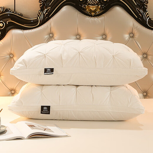 Dai silk down pillow core, one white goose down pillow, five-star hotel special pillow core, home use, white 48*74cm low pillow