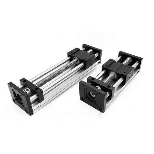 Linear Slide Module Set Ball Screw Small Cross Lift 57 Stepper Motor Drive Controller Electric Control Box +03A Set 700mm