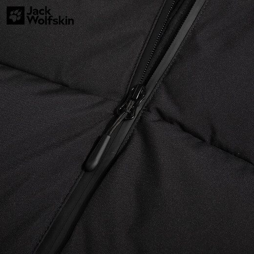 Jack Wolfskin Wolf Claw Down Jacket Men's Autumn and Winter Outdoor Sports Windproof Warm and Coldproof Hooded 700 Puff Down Jacket Men 3071-6000/Black/It is recommended to take one size larger 3XL 185/112A Down Filling Capacity 329G