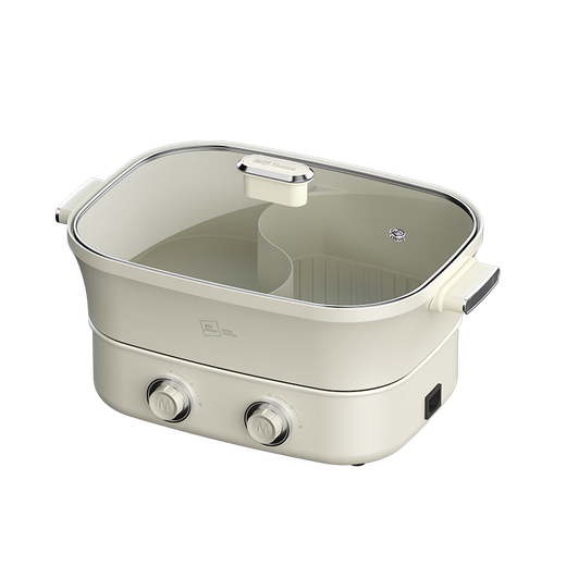 MIJI MIJI MIJI POT Multi-Función EMPL6810 Pot de cocción doméstica Gran capacidad División Double Pot caliente EMP-L681 [Pot doble]
