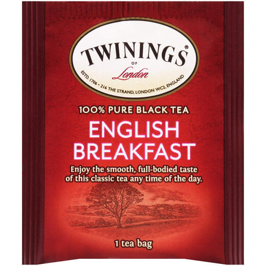 TWININGS London English Breakfast Bag Black Tea 100 bags (1 bag)