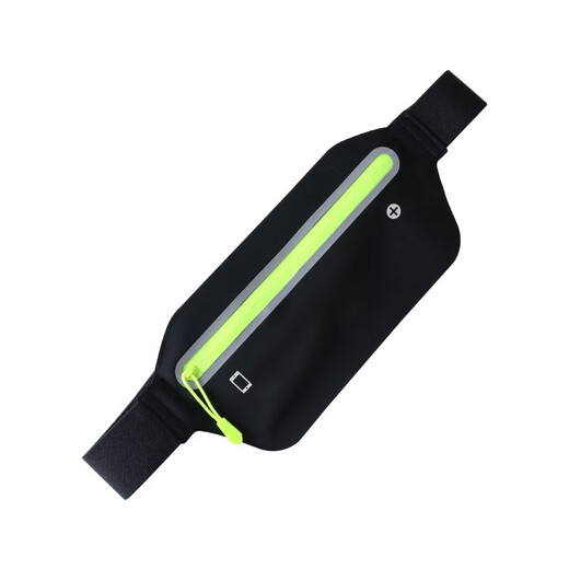 Mai Ce Yijun kissing close to the body anti-theft invisible waist bag traveling abroad sports passport bag anti-theft wallet anti-cutting double pocket waist bag-black black zipper
