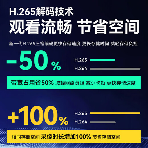 海康威视（HIKVISION）皓视通监控摄像头400万像素POE家用臻全彩夜视室内外监控器手机远程防水户外商用设备 6MM