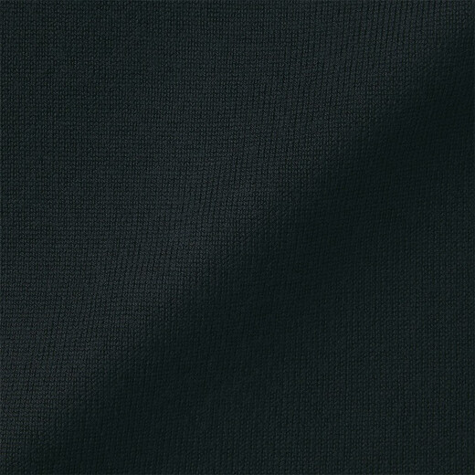 无印良品 MUJI 男式 美利奴羊毛可水洗V领开衫长袖针织衫男士毛衣冬季男款 黑色 L (175/100A)