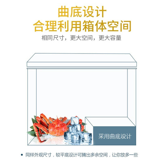 CHIGO 330L household freezer small and medium-sized refrigeration-freezer conversion freezer commercial large-capacity fresh-keeping single-temperature horizontal refrigerator energy-saving and low-noise first-class energy efficiency first-class energy efficiency nationwide joint guarantee 228L