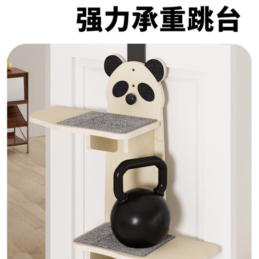 Hope Four Seasons Cat Rack, Cat Climbing Rack, Cat Nest, Cat Tree, Integrated, Does Not Take Up Small Solid Wood Door-Type Cat Jumping Platform, No Punching Wall Type, 1.5m, 4 Layers, High Fiber Cat Head Model