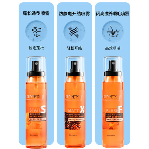Blackbird pet knot-opening spray cat and dog anti-static knot-opening spray to protect dog hair conditioner moisturizing pet styling hair care non-static knot-opening spray