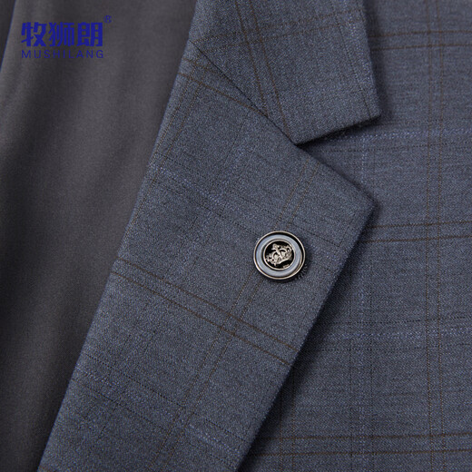 Mushilang sheep wool suit men's business casual professional formal suit groom's suit wedding suit for men