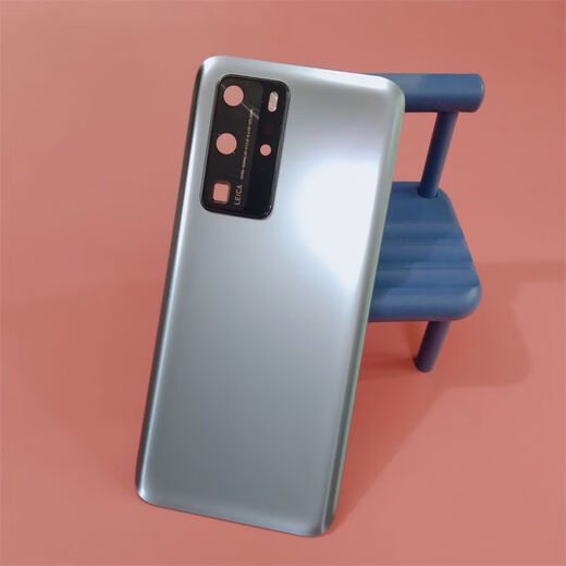 Suitable for Huawei p40 original glass back cover p40pro pure original mobile phone back shell cover rear screen shell original P40 bright black back cover + cooling sticker + tool kit