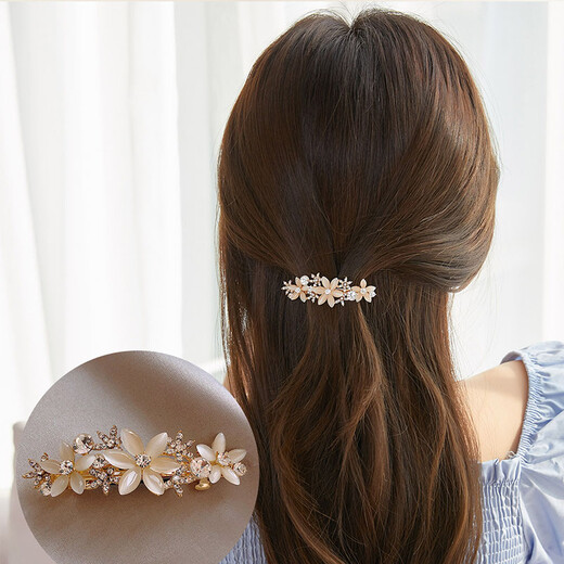 Chimera (CHIMERA) noble horizontal clip on the back of the head, half-tied dual-purpose hair accessory, flower plate hair clip, headdress, birthday gift for girls