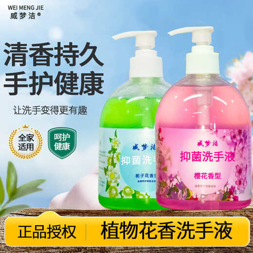 Wei Mengjie Hand Sanitizer Antibacterial, Mild, Moisturizing, Clean, Decontamination, Easy to Rinse, Baby, Children, Adults, Home Portable, Non-Medical 500ml 1 Bottle - Antibacterial Hand Sanitizer x1 Bottle