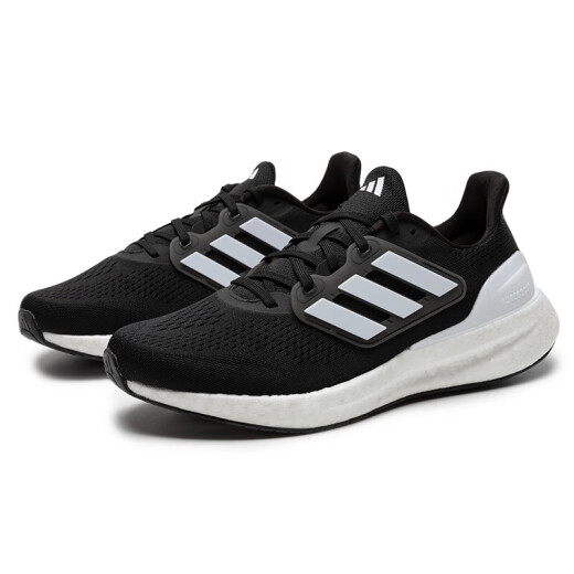 ADIDAS阿迪达斯男鞋女鞋秋季新款户外运动鞋boost透气缓震跑步鞋子男 黑白IF4839/PUREBOOST23 42.5