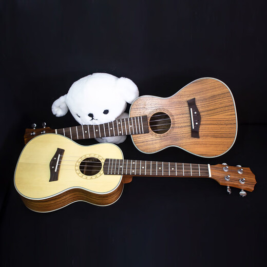 
Six-Beautiful Ukulele Adult Children Beginner Ukulele Full Vane 21/23-inch Small Guitar Four-Stringed Piano 21-inch Brown