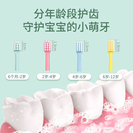 SUNSTAR children's toothbrush 2-4 years old, special toughened soft bristles for babies, effective cleaning 1 pack imported from Japan