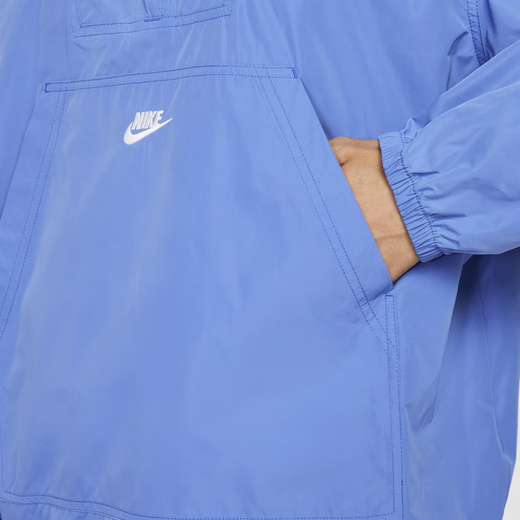 耐克（NIKE）男子上衣宽松梭织运动叠搭刺绣FUTURA轻便FN3893 010黑/白 S