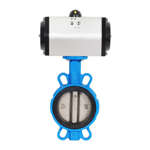Lu Yueting D671X-16Q Pneumatique Pliable Plipable Butfly Soupape Scellée Scellée Scellée en acier inoxydable Valve DN50 100 DN80 (plaque d'encre pour corps recouverte de caoutchouc)