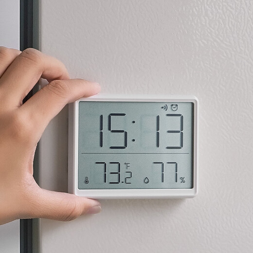 Elektronische Tintenbildschirm Uhr Haushalt elektronischer Wand Hanging große Smart Temperatur und Luftfeuchtigkeit Schülern Nacht