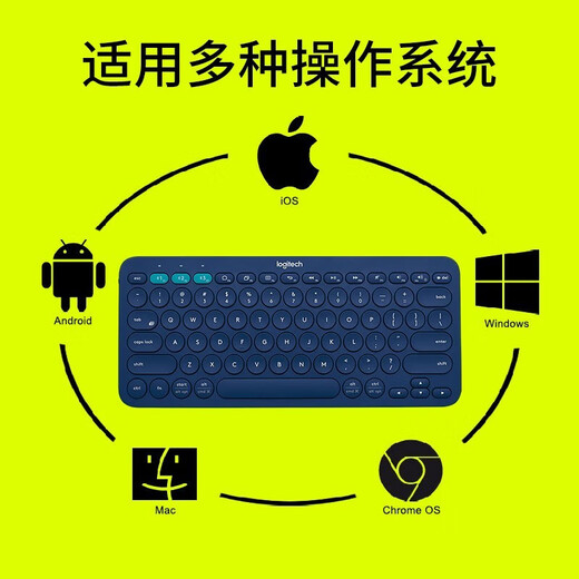 Logitech Fashion Series K380 Wireless Keyboard Bluetooth Keyboard Portable Ultra-Thin Silent Silent Keyboard Girls Laptop Office Android Mobile Phone Tablet iPad Multi-device [K380+PEBBLE] Portable Keyboard and Mouse Set [Graphite Black] Bluetooth 79 Keys
