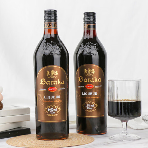 Baraka咖啡力娇酒咖啡酒提拉米苏烘焙材料利口酒调酒基酒甜酒国产洋酒 【畅享装】双支咖啡力娇酒