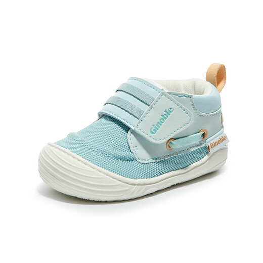 
Ginoble Protosensory shoes Spring and autumn style Baby step shoes Men and women Baby shoes Soft sole children's shoes TXGBT017 Light blue 16.5 100mm Foot length 10-10.5cm